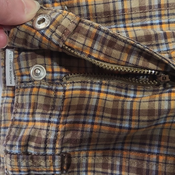 GYMBOREE Brown Orange Preppy Plaid Shorts - 3T - Picture 6 of 15